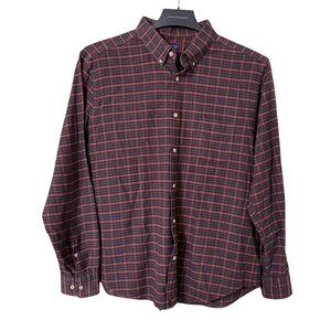 Untuckit Martino Regular Fit Plaid Button-Down Shirt Mens 100% Cotton Size XXL